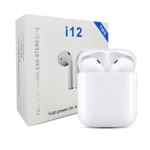 Wireless Earbud Bluetooth headphones with charging case i12 TWS